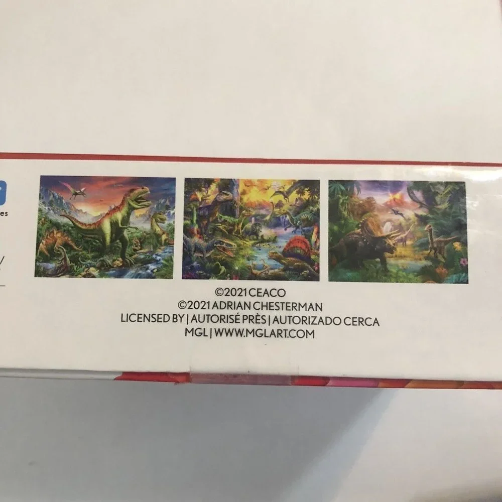 Ceaco - Prehistoria - Jurassic Forest - Oversized 300 Piece Jigsaw Puzzle